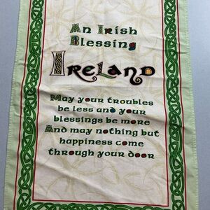 Irish Blessing Tea Towel
